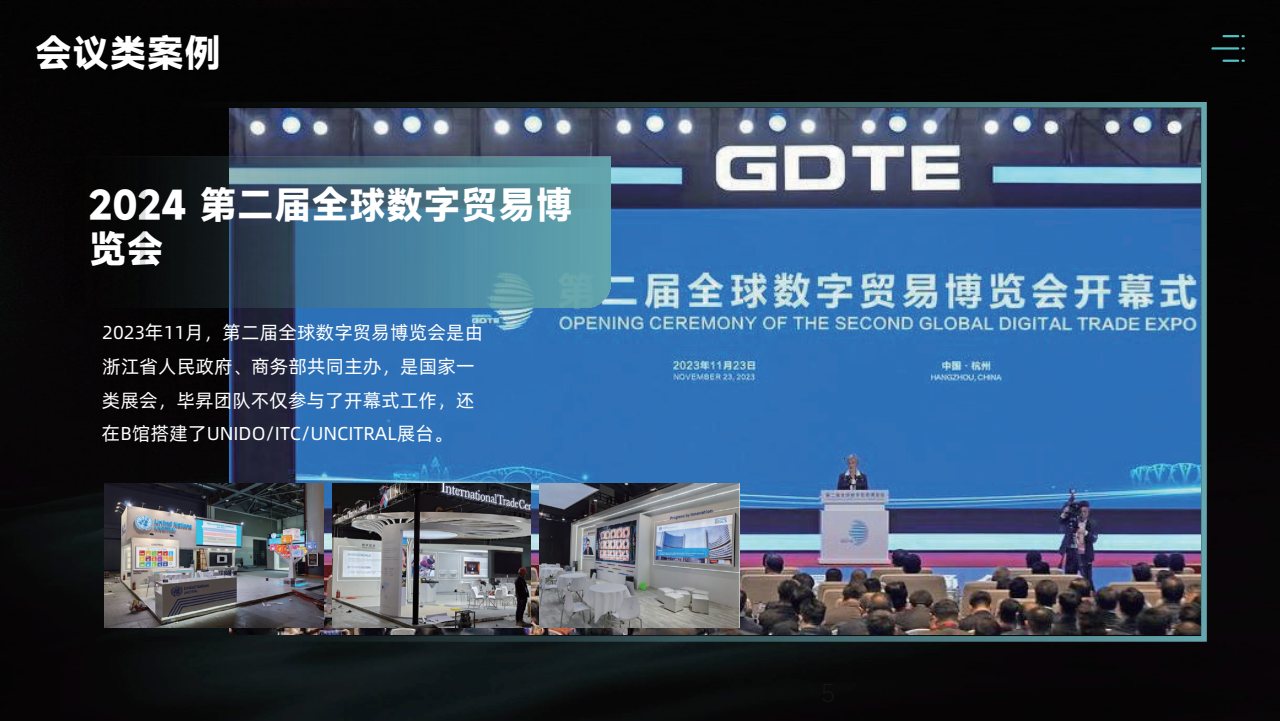 第二届全球数字贸易博览会 · 开幕式 案例图